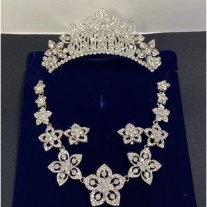 3pcs/set Baroque Crystal Bridal